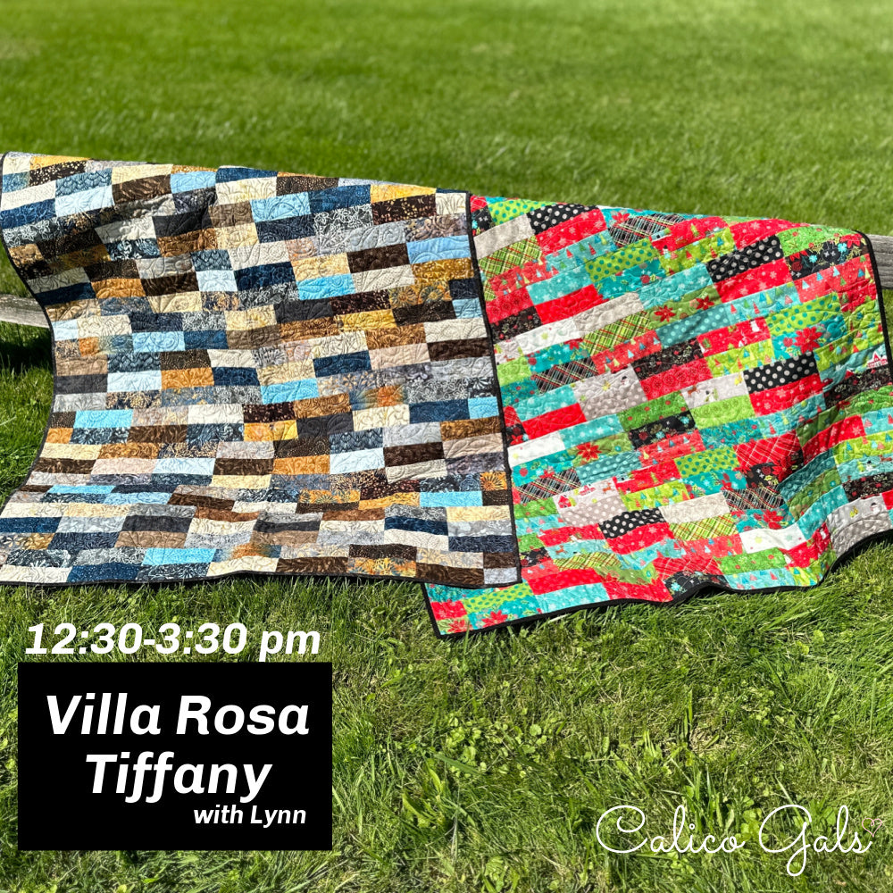 TIFFANY A JELLY ROLL QUILT CLASS 10/18/23 1230 330 Calico Gals
