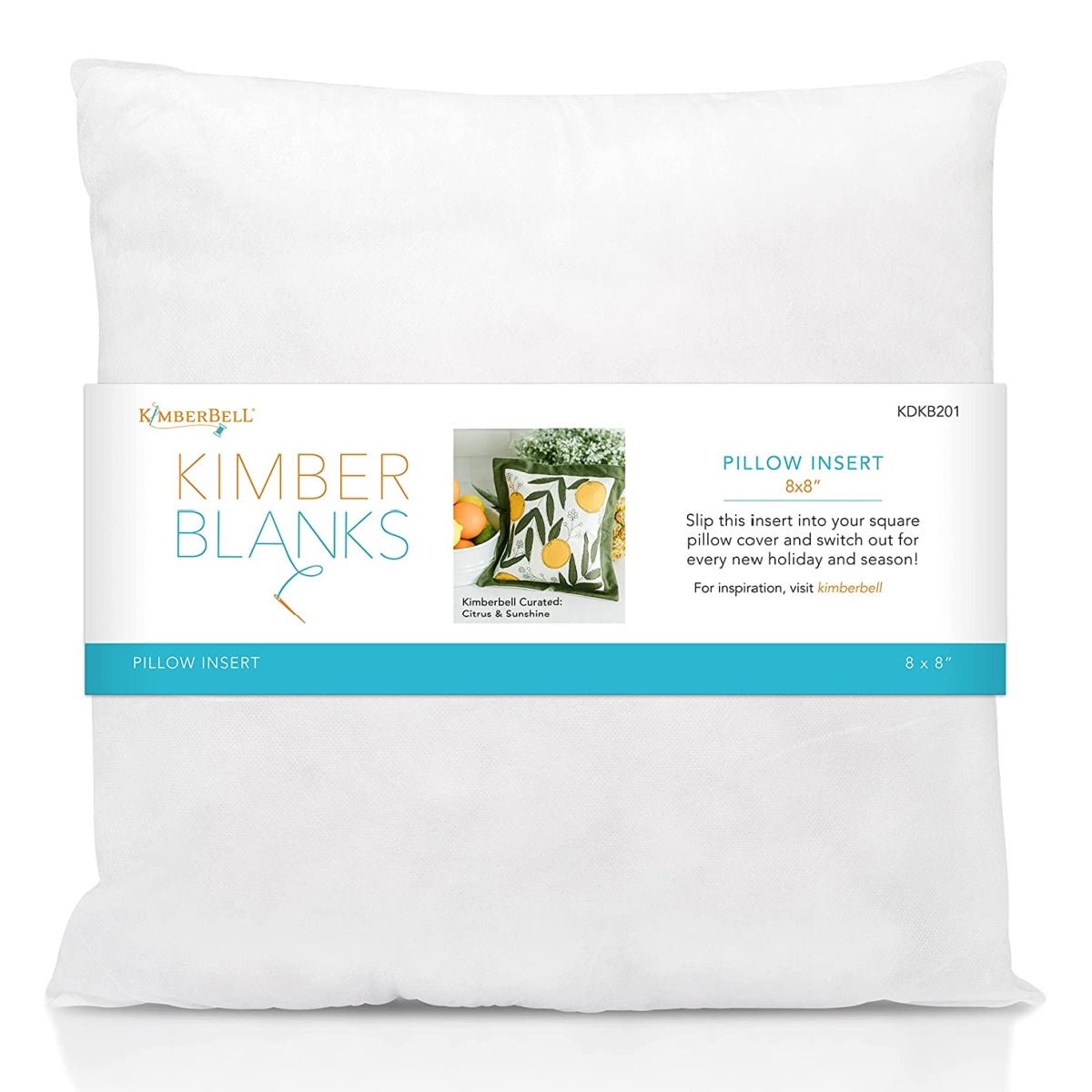 KimberBell Blanks 8x8 Pillow insert