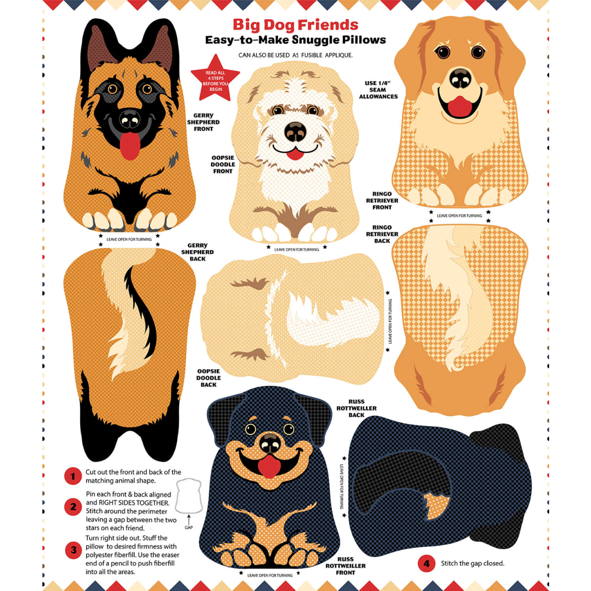 Big dog cushion hot sale