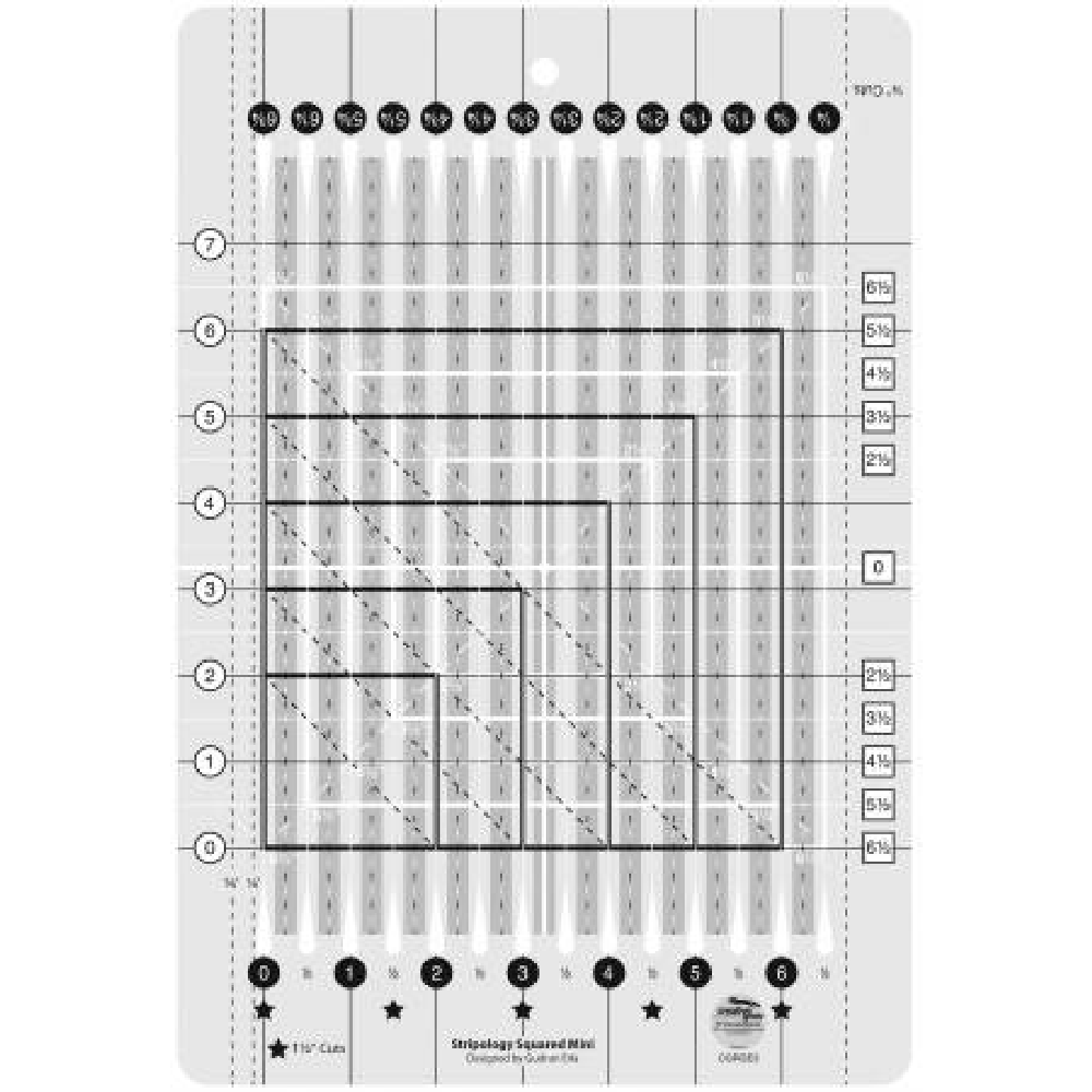 Creative Grids Stripology Squared Quilt Ruler - CGRGE2