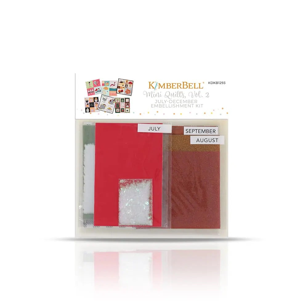 VOL.2 MINI QUILTS JULY - DECEMBER EMBELLISHMENT KIT