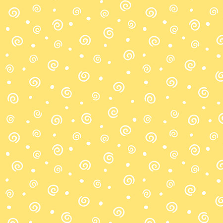 YELLOW SOFT SWIRL FLANNEL