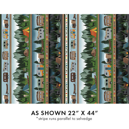 CAMPING STRIPE MULTI MOOSE CREEK LODGE