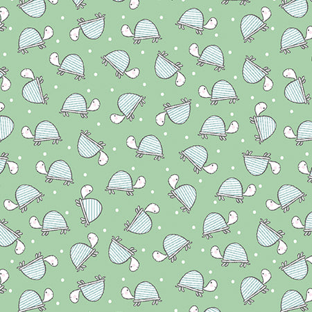 MINT TURTLE LOVE FLANNEL