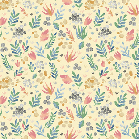 LIGHT YELLOW LITTLE LANDSCAPE FLANNEL