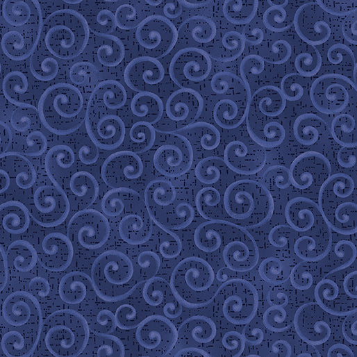 SWIRLING WINDS NAVY AUTUMN BREEZE