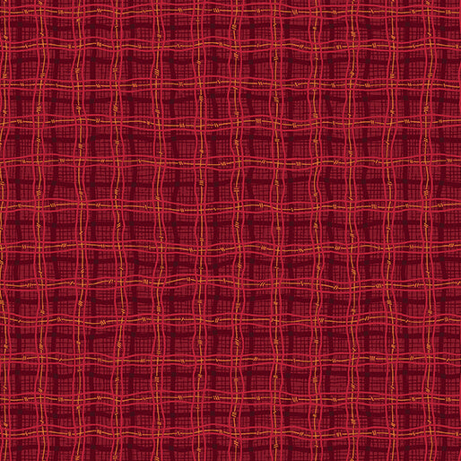 RAMBLING PLAID RED AUTUMN BREEZE