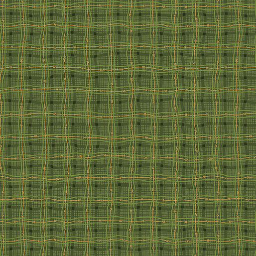 RAMBLING PLAID GREEN AUTUMN BREEZE