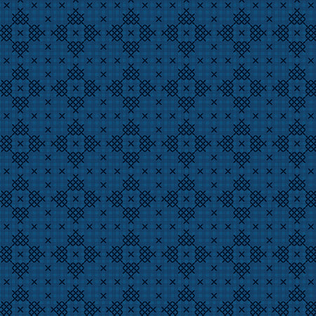 QUADRILLE INDIGO GARDEN DALLIANCE