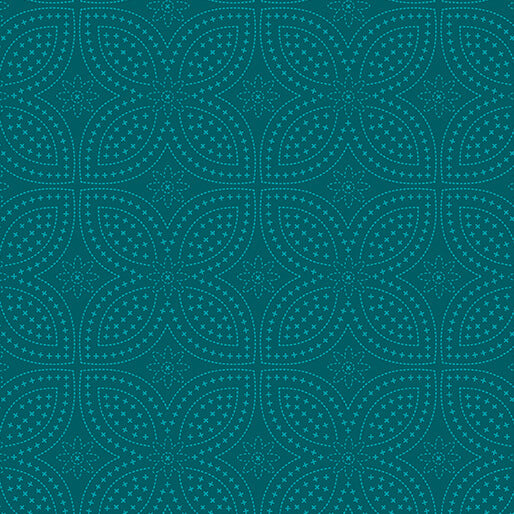 PRESSED PETALS TEAL GARDEN DALLIANCE