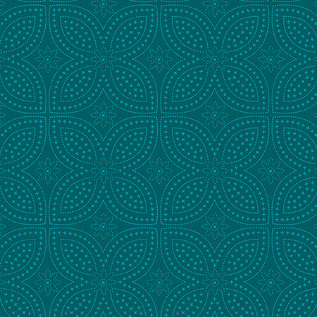 PRESSED PETALS TEAL GARDEN DALLIANCE