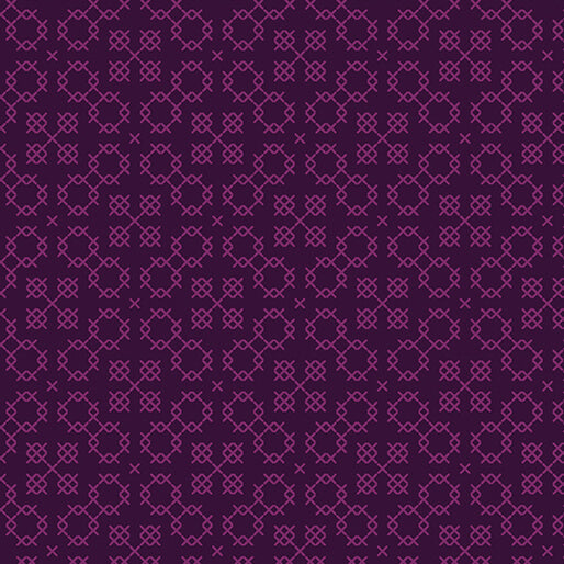 PEONY AUBERGINE GARDEN THREADS