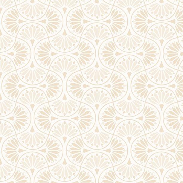 TILED FANS CREAM PEACH WHISPERS