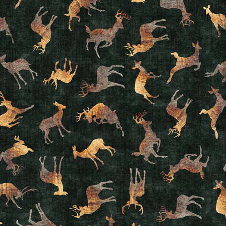 DEER SILHOUETTES BUCK WILD – Calico Gals