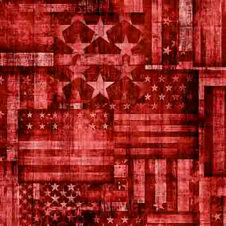FLAG PATCHWORK RED
