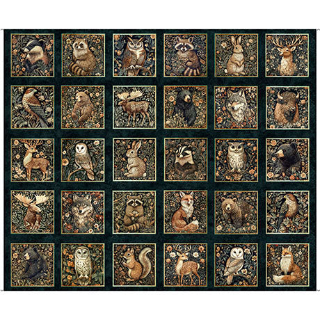 ANIMAL PICTURE PATCHES CEDAR & SAGE