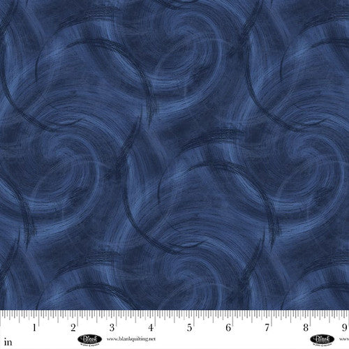 108" SPIN FLANNEL NAVY