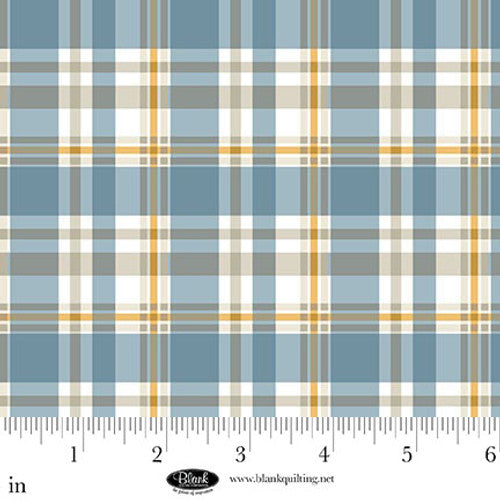 PLAID BLUE AUTUMN VIBES