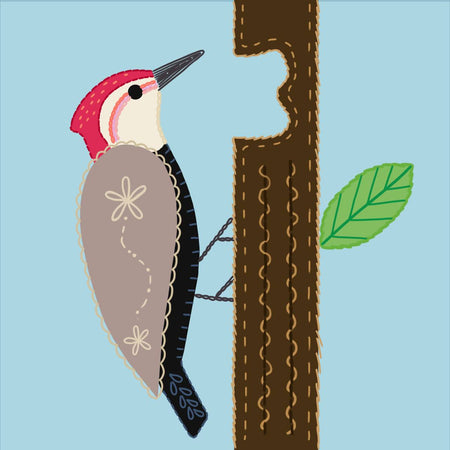 BIRD WATCHER BOM - WOODPECKER BLOCK 9