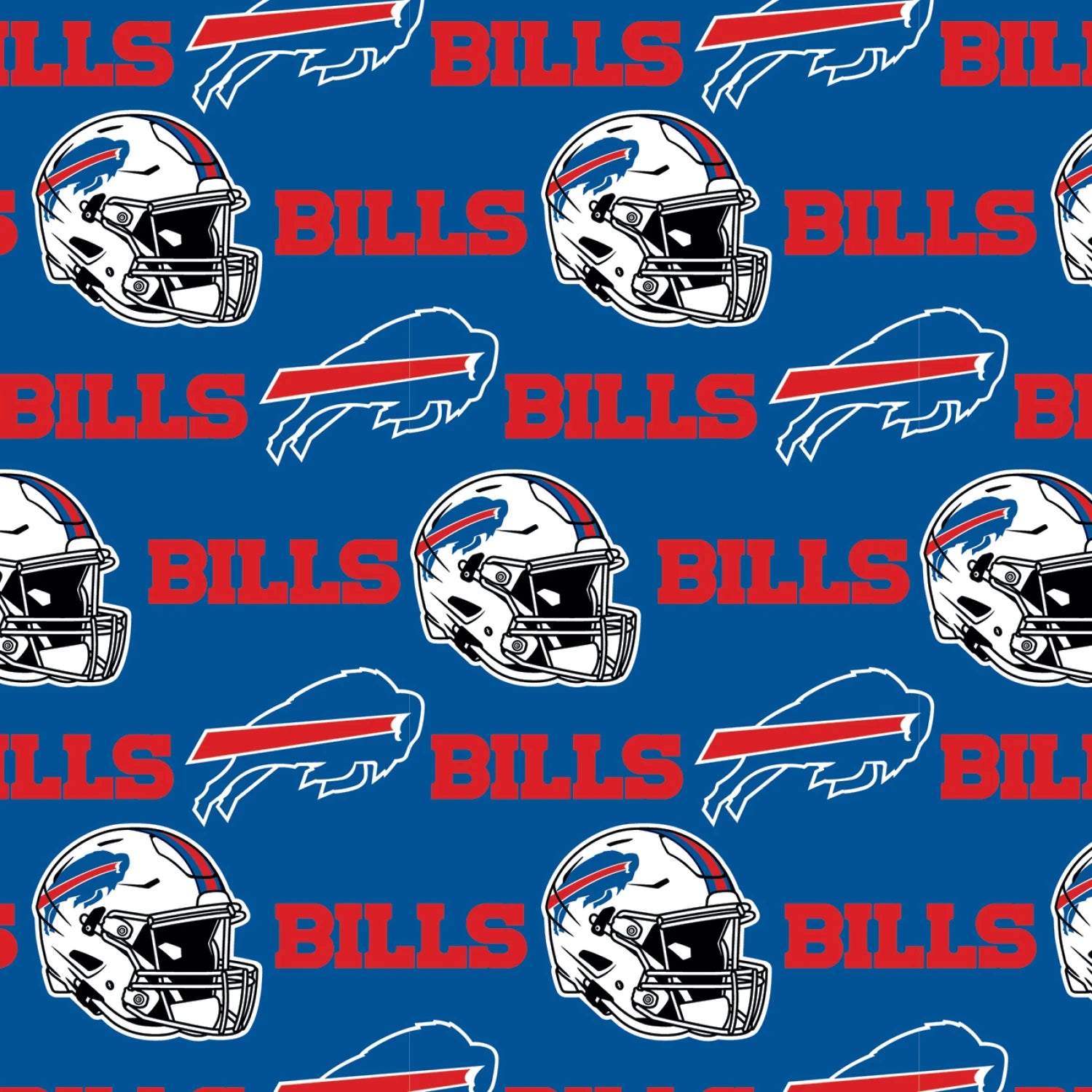 BUFFALO BILLS BLUE 58" WIDE