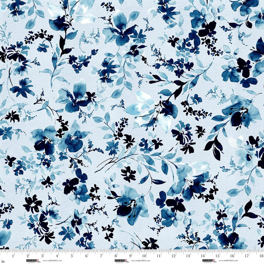 BLUE INK GARDEN WHISPER 118" WIDE
