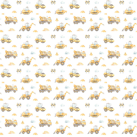 TRUCKS WHITE LITTLE BUILDERS