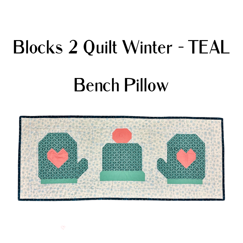 BLOCKS2QUILT WINTER KIT - TEAL