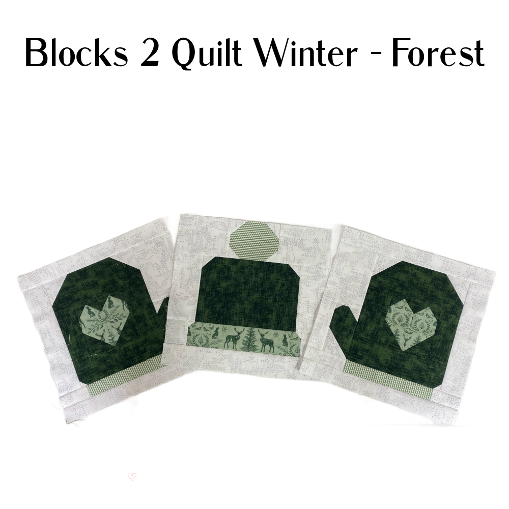 BLOCKS2QUILT WINTER KIT - FOREST