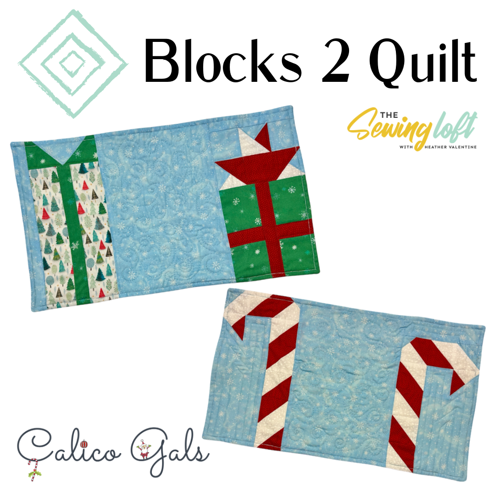 BLOCKS2QUILT KIT HOLIDAY PLACEMATS