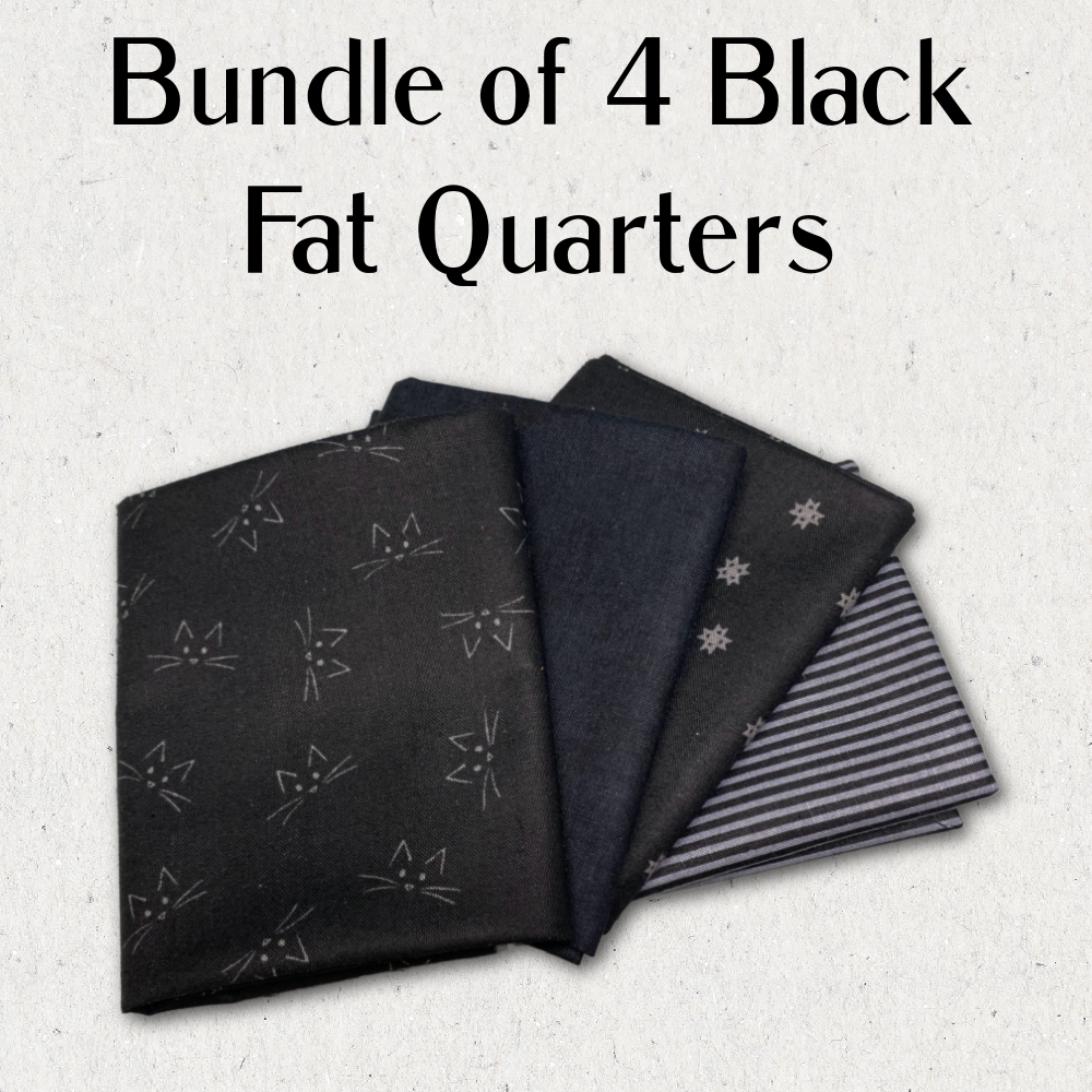 BLACKOUT BUNDLE OF 4 FAT QUARTERS