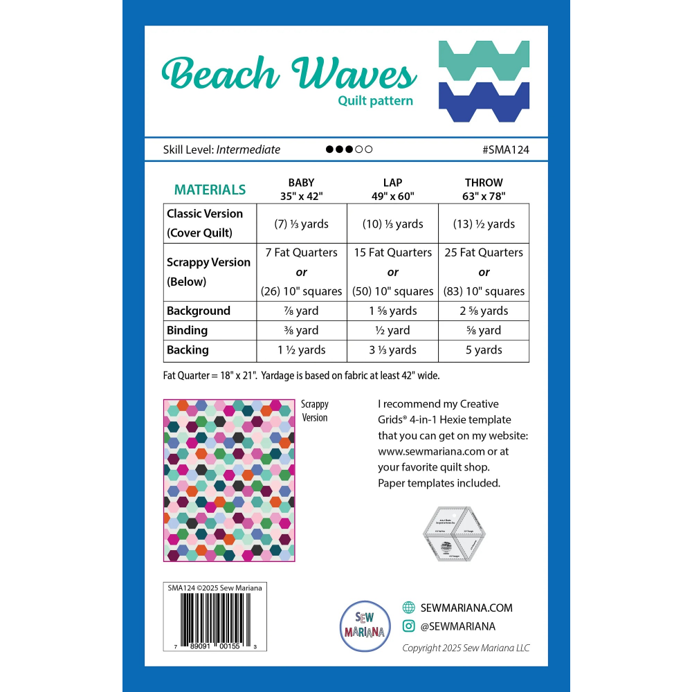 BEACH WAVES PATTERN