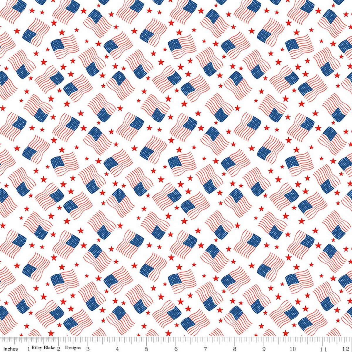 FLAGS WHITE FIRECRACKER