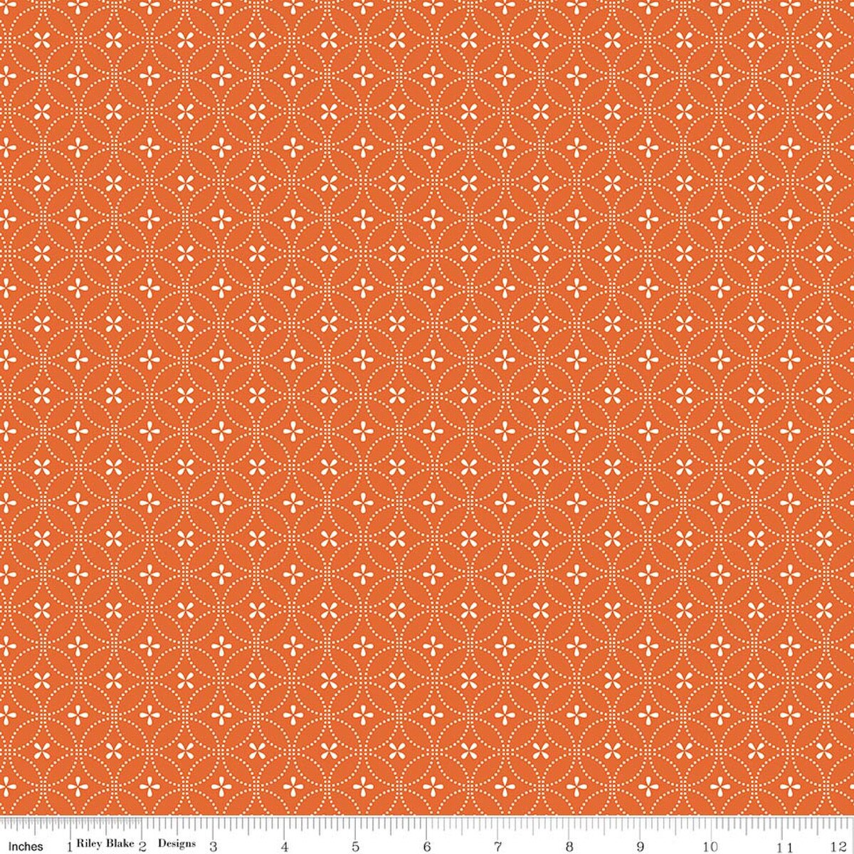 CIRCLE DOTS ORANGE SUMMER'S IN TOWN