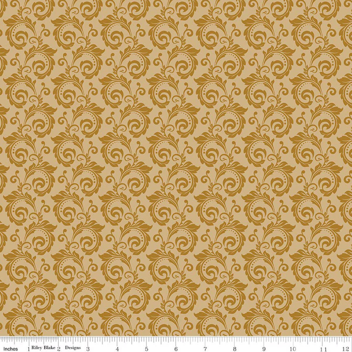 SCROLL GOLD CHRISTMAS GREETINGS