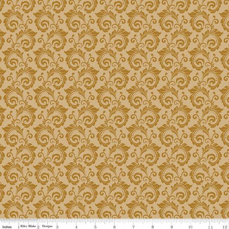 SCROLL GOLD CHRISTMAS GREETINGS