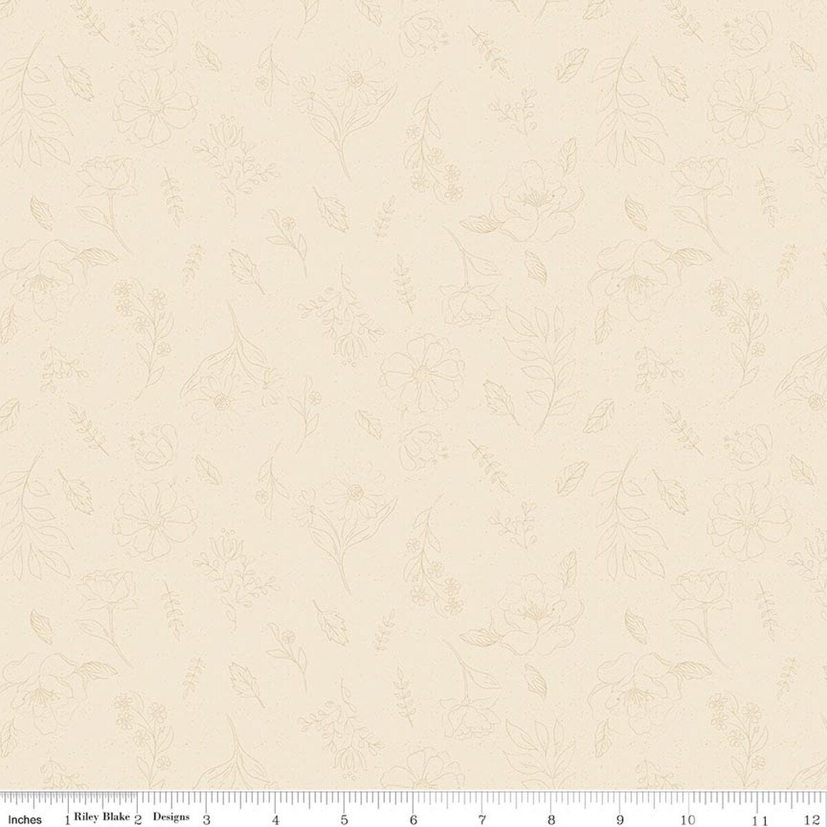 SKETCH FLORAL CREAM ORCHARD HOUSE