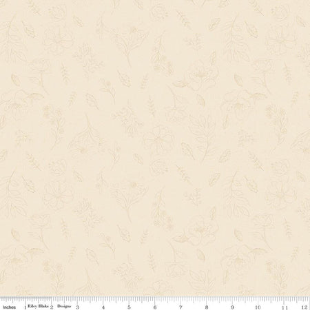 SKETCH FLORAL CREAM ORCHARD HOUSE