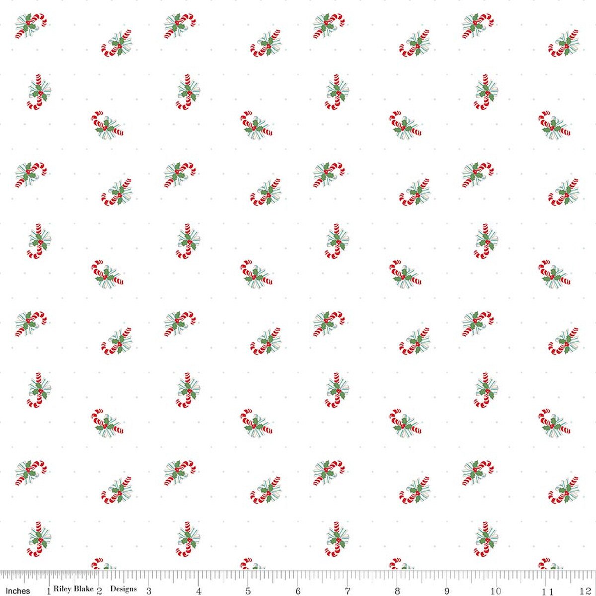 CANDY CANE TOSS WHITE CLAUS & CO.