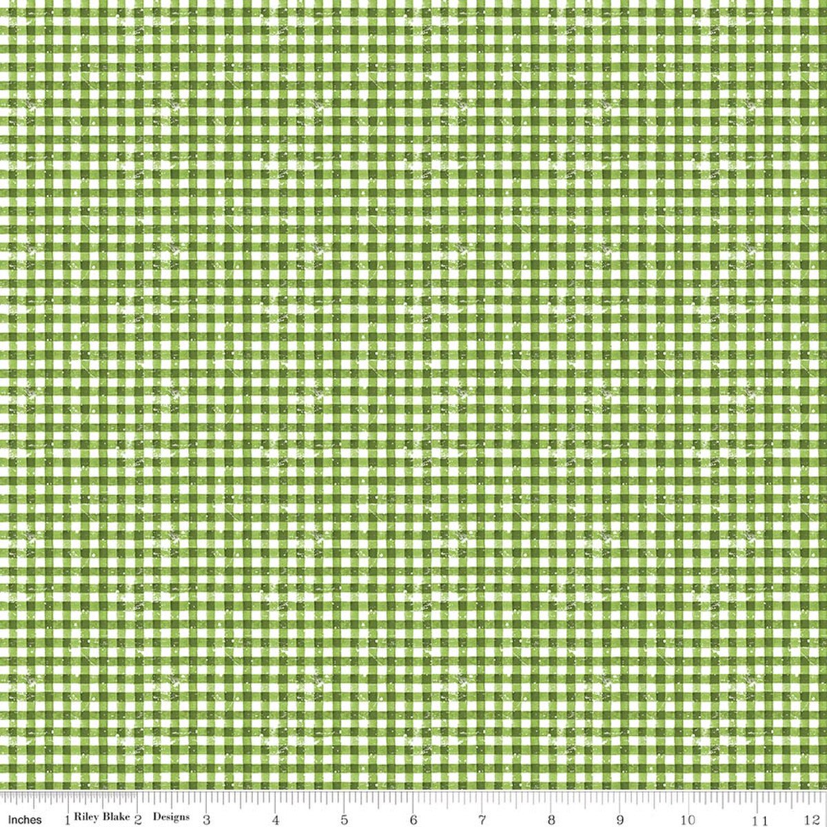 GINGERBREAD SUGARY GINGHAM GREEN
