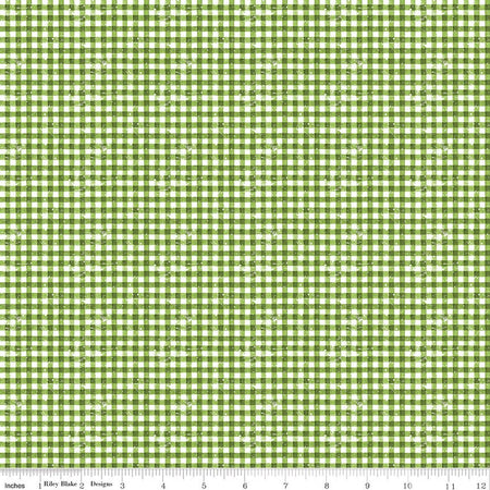 GINGERBREAD SUGARY GINGHAM GREEN