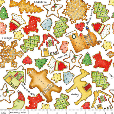 GINGERBREAD COOKIE TOSS WHITE
