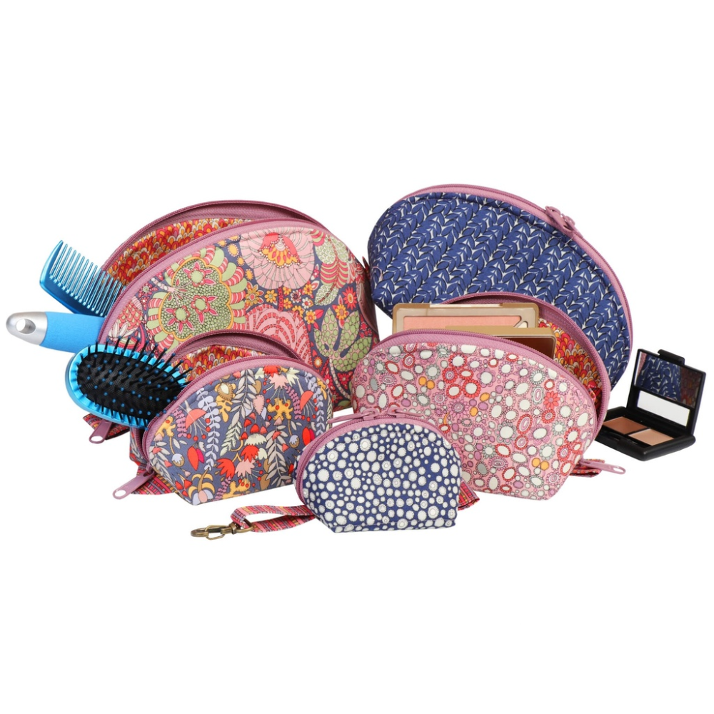 CLAM UP ZIPPERED POUCHES PATTERN