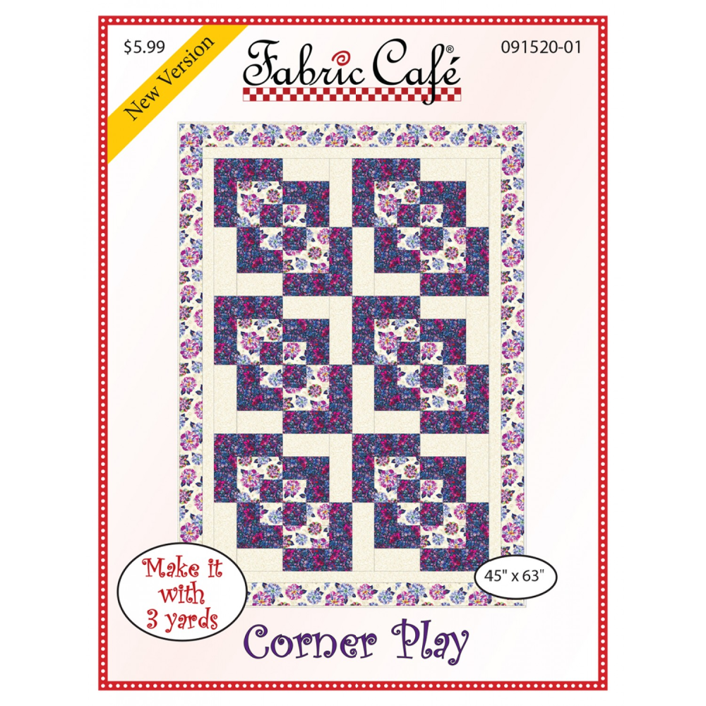 CORNER PLAY 3 YARD QUILT PATTE