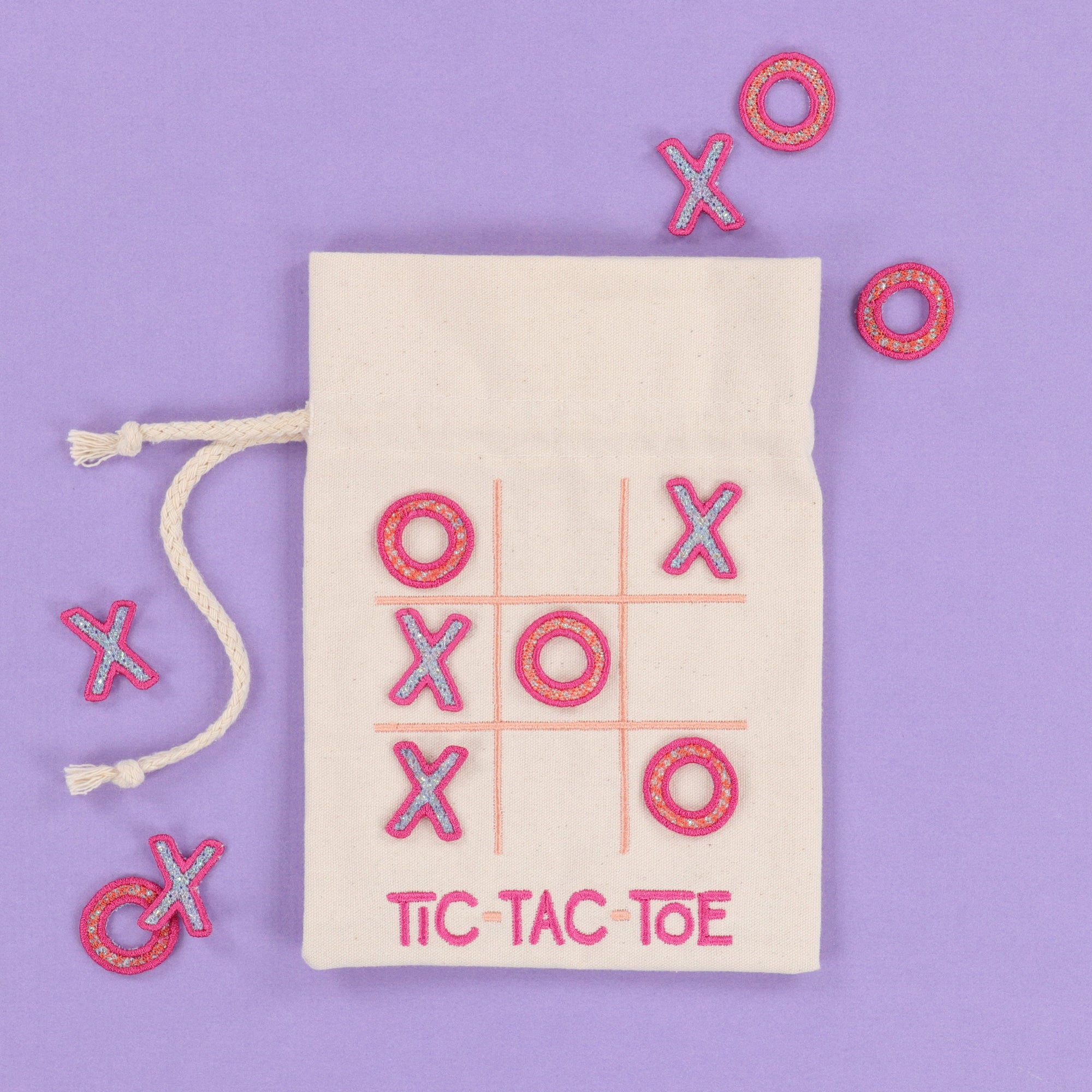 TIC-TAC-TOE CINCH SACK KIT