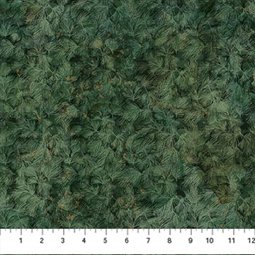 GREEN PINE TEXTURE LONE WOLF