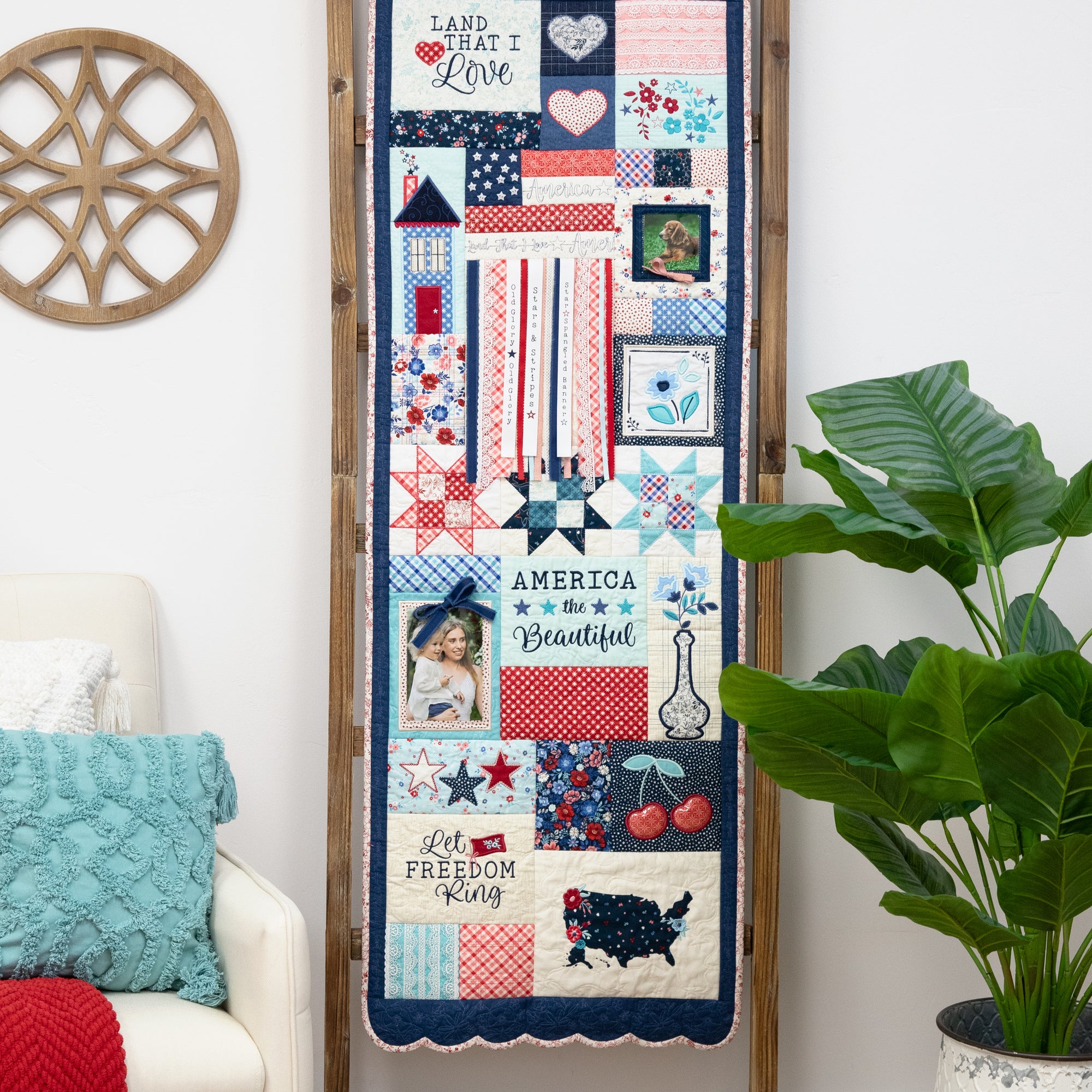 STAR-SPANGLED BEAUTY LADDER QUILT BOOK