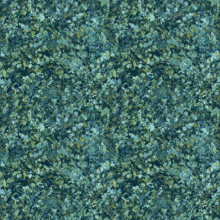 TEXTURE DARK BLUE TEAL IMPRINT FLANNEL