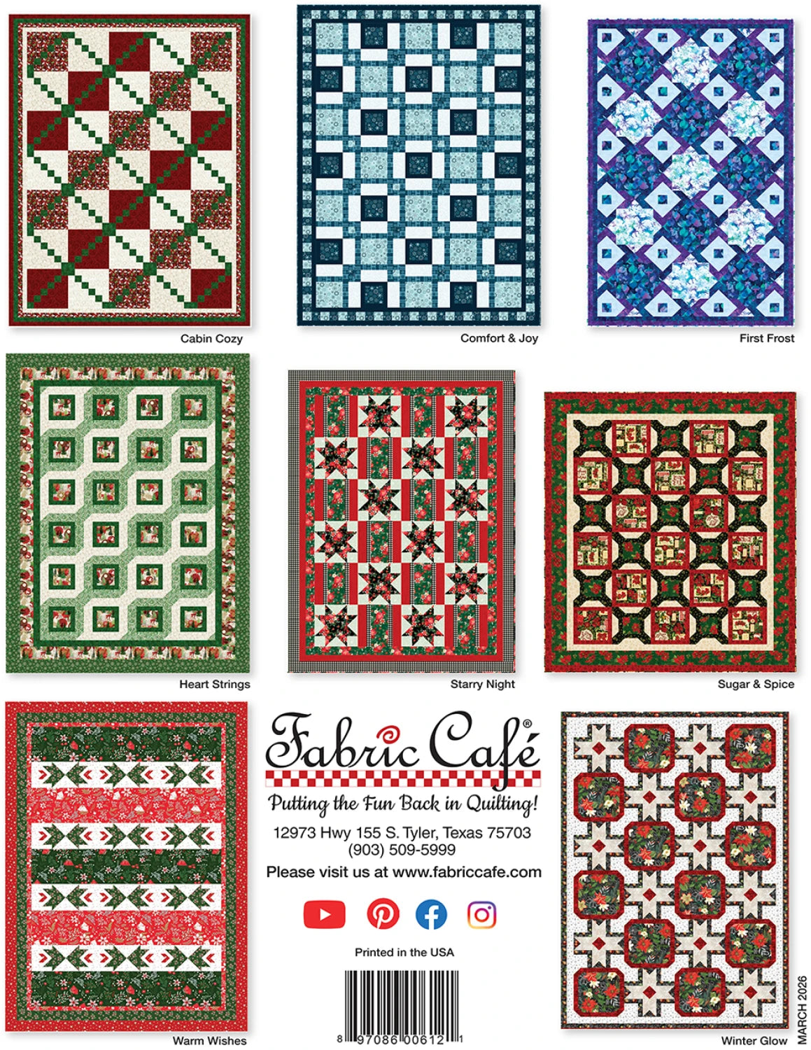 HOLLY JOLLY 5 YARD QUILT BOOK