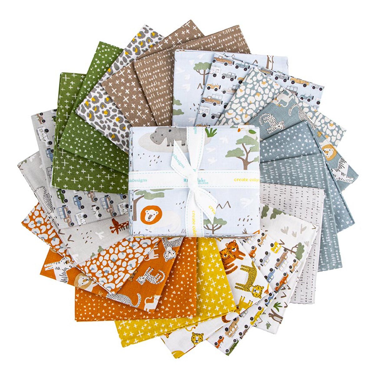 LEO & SAVANNAH FAT QUARTER BUNDLE 21 PCS