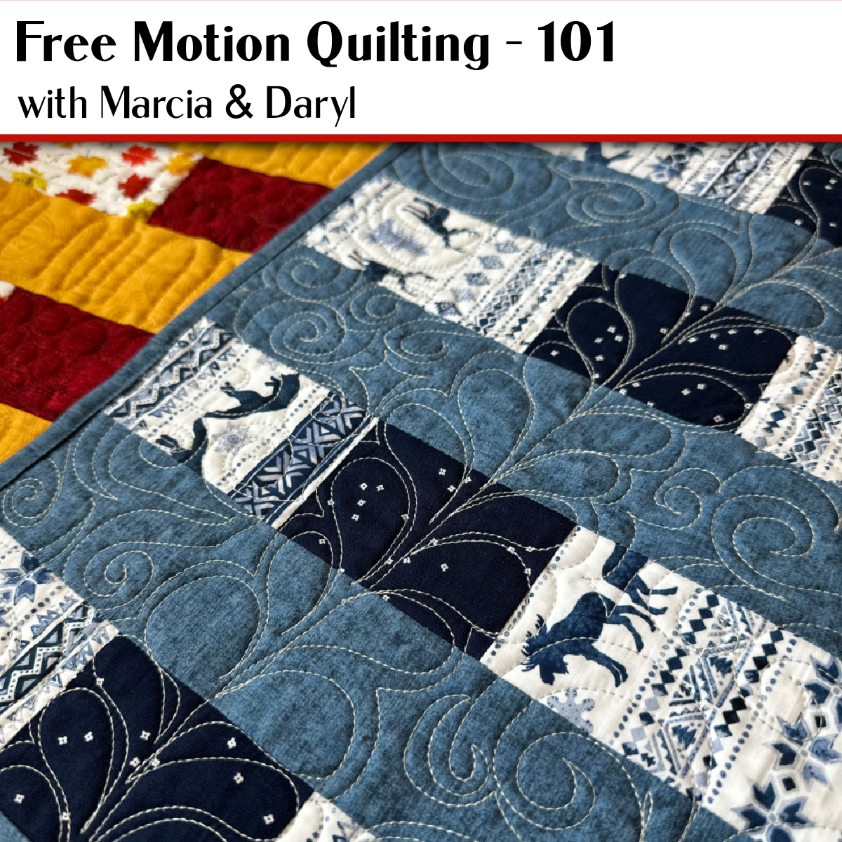 FREE MOTION QUILTING 101  NOV. 20  5:30 - 8:00